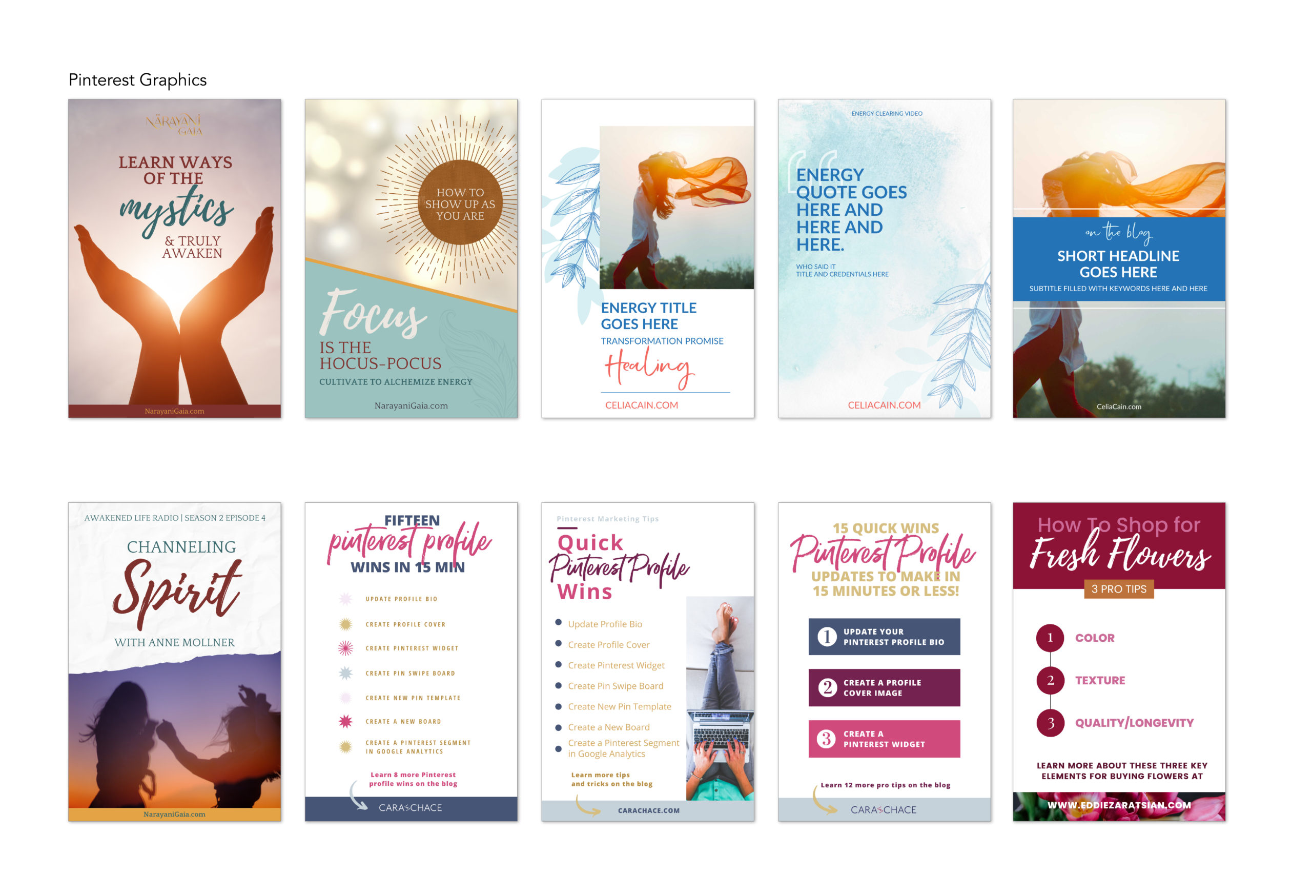 Client Pinterest Graphics